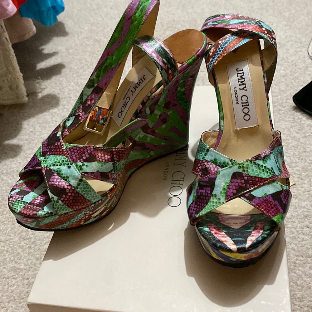 NWT Jimmy choo wedges